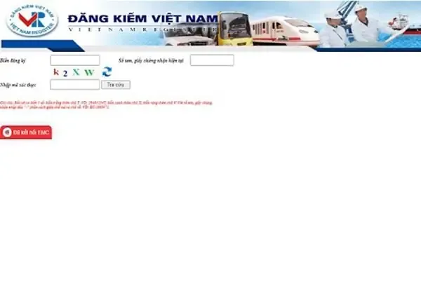 Tra cứu qua website của Cục Đăng kiểm Việt Nam giúp xác định thông tin chính xác