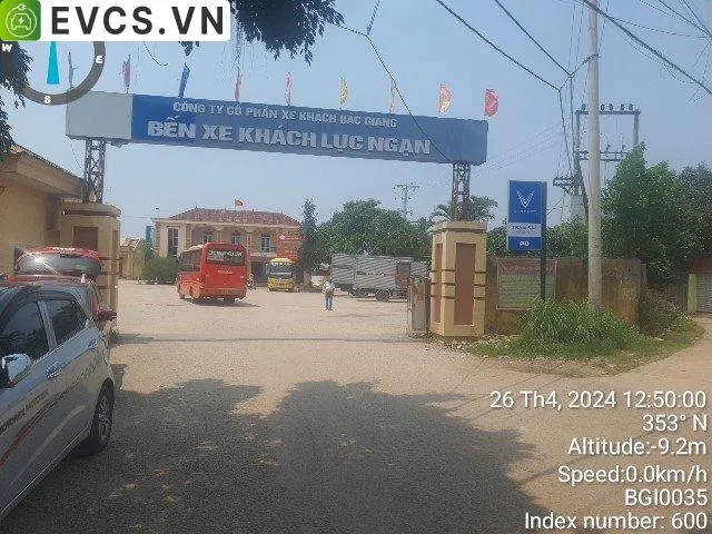 Trạm sạc tại bến xe khách Lục Ngạn