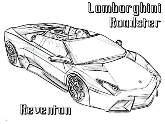 Khơi dậy đam mê với tranh tô màu xe lamborghini