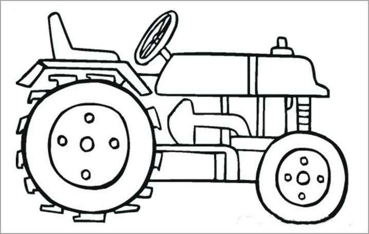 Tranh tô màu ô tô số 6