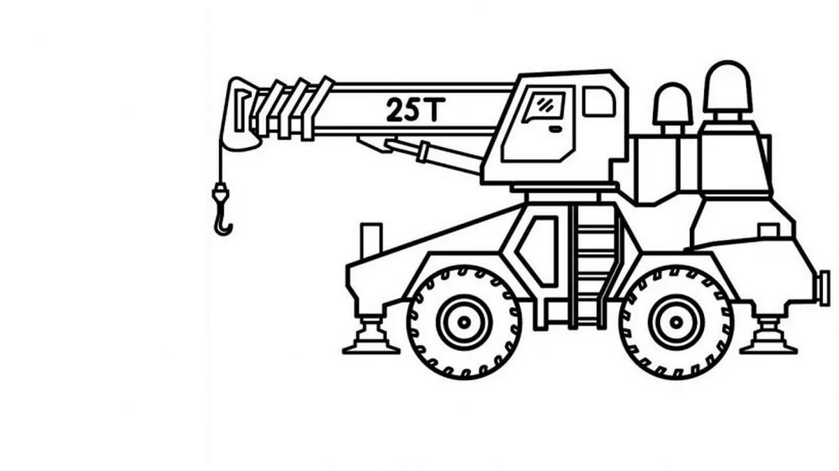 Tranh tô màu ô tô số 7