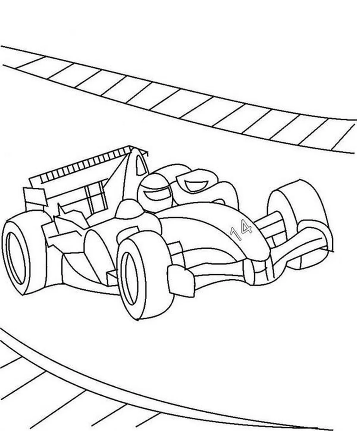 Tranh tô màu ô tô siêu xe số 8