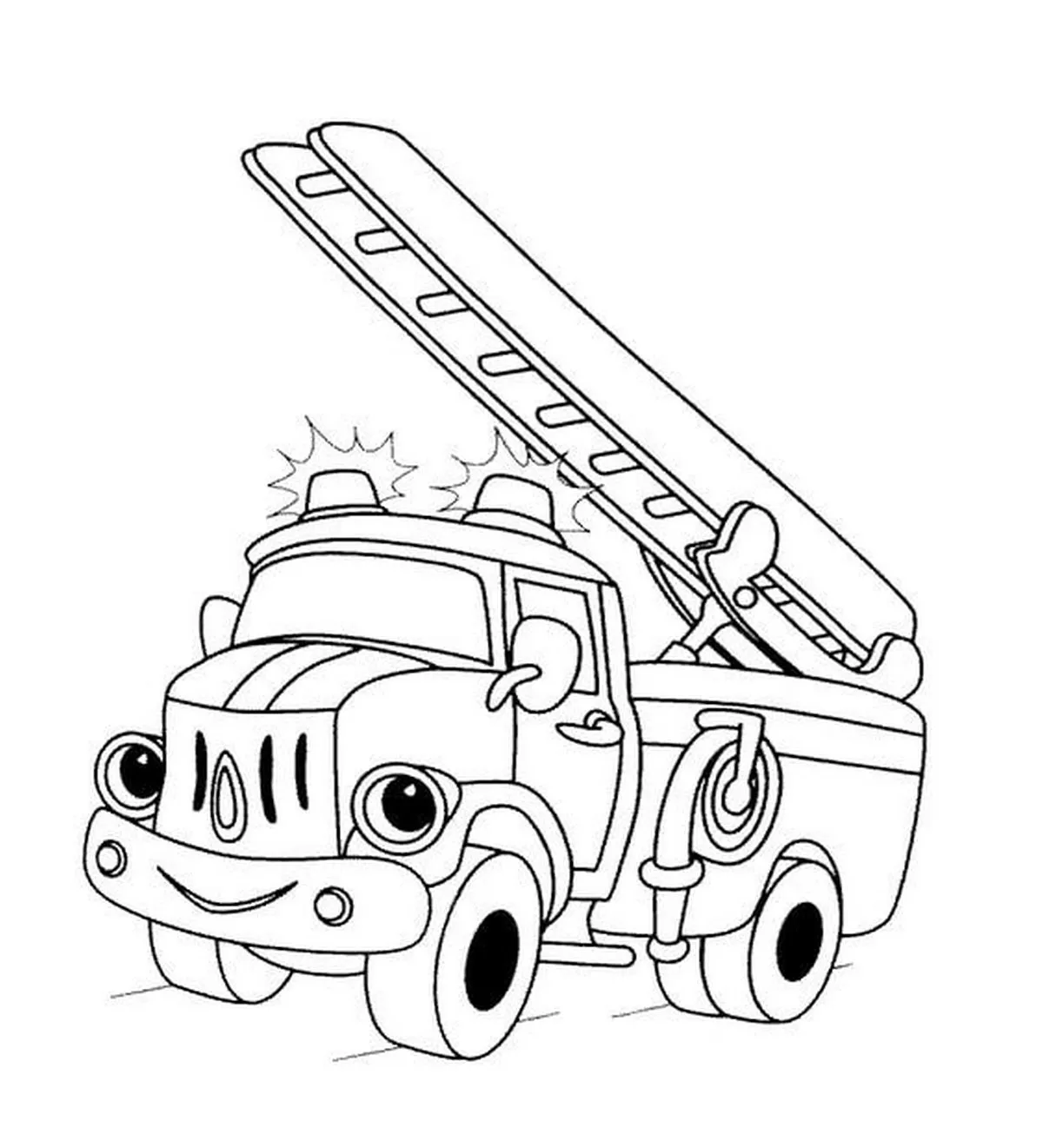 Tranh tô màu ô tô số 17