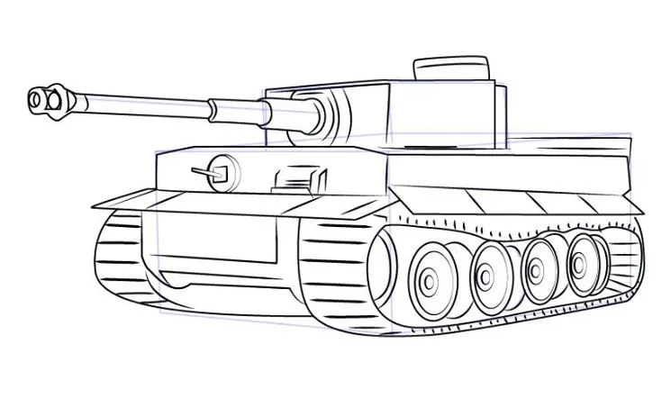 Tranh tô màu xe tải mẫu 25 - Xe tải chở máy móc