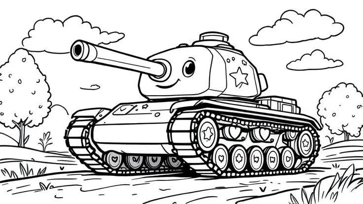 Tranh tô màu xe tải mẫu 30 - Xe tải chở giày dép