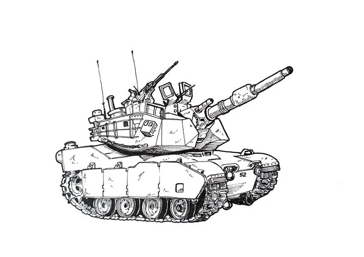 Tranh tô màu xe tải mẫu 43 - Xe tải chở nhạc cụ