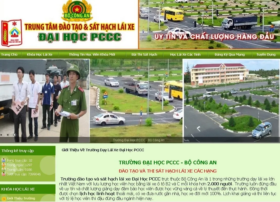 Trung Tâm Đào Tạo Và Sát Hạch Lái Xe Trường Đại Học PCCC Tại Hà Nội