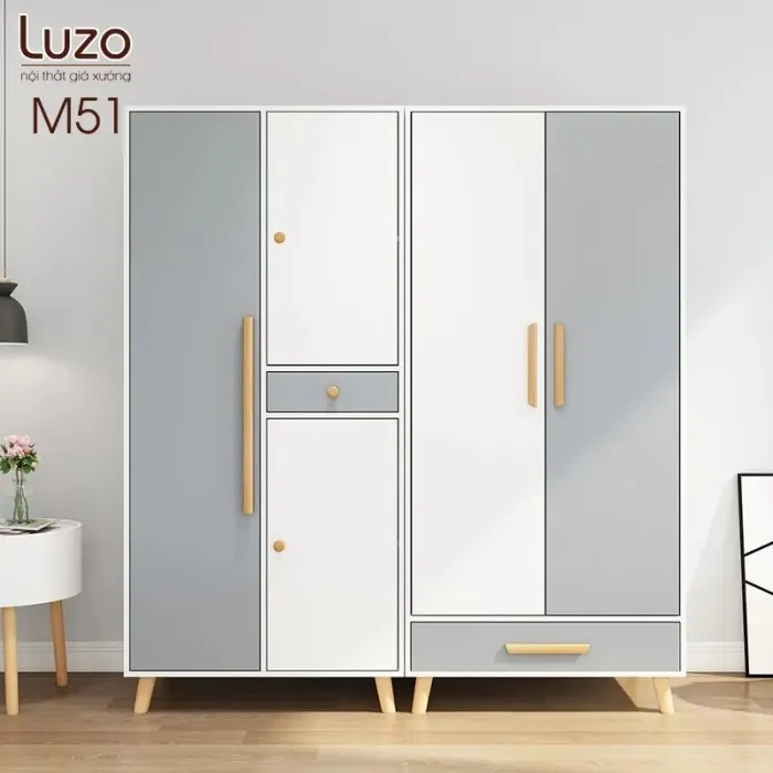 tủ quần áo lắp ráp bằng gỗ