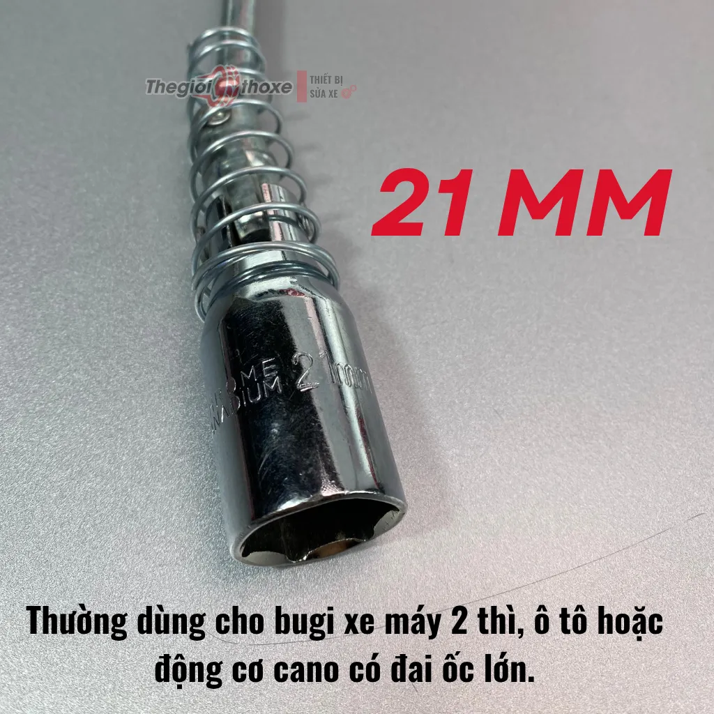 Tuýp mở bugi với các kích thước đầu khác nhau