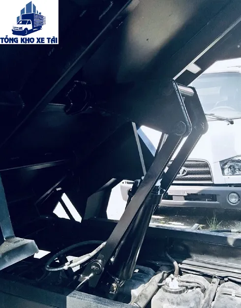 Cơ Cấu Ty Ben Thủy Lực Chữ A Mạnh Mẽ Của Xe Ben H150 1.5 Tấn