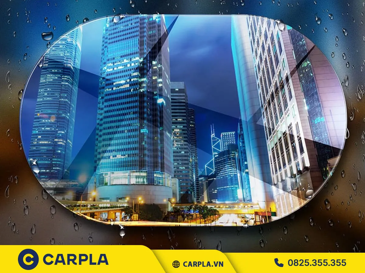 Bộ sản phẩm miếng dán chống nước cho gương và kính cửa xe ô tô