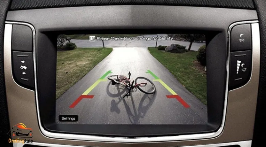 Vạch chỉ đường trên camera lùi