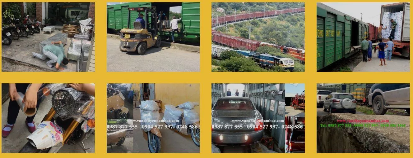 Minh họa các loại xe vận tải hàng hóa