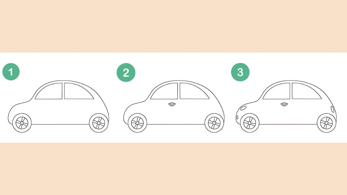 Các bước vẽ chi tiết cửa và cửa sổ theo cách vẽ ô tô dễ nhất