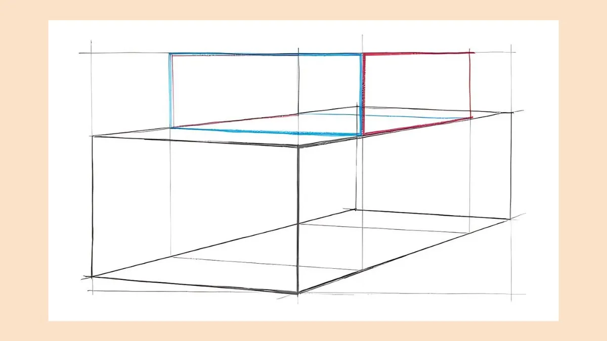 Xác định khoang cabin để có cách vẽ ô tô 3D đúng tỉ lệ