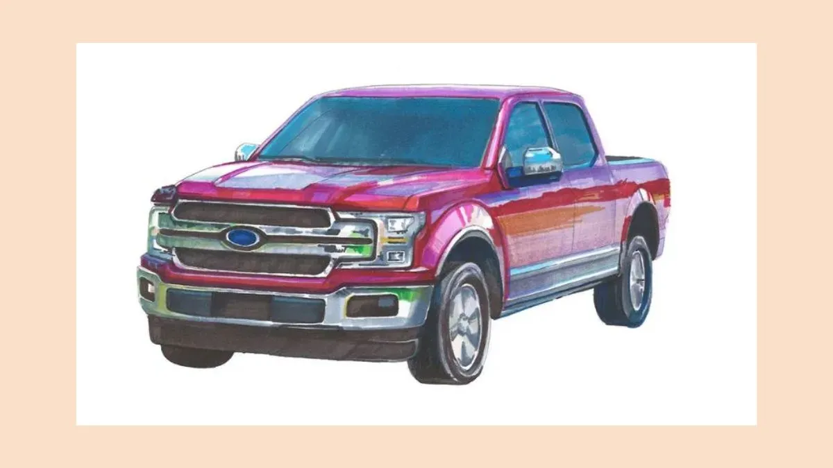 Tô màu và đổ bóng để hoàn thành cách vẽ ô tô 3D sống động