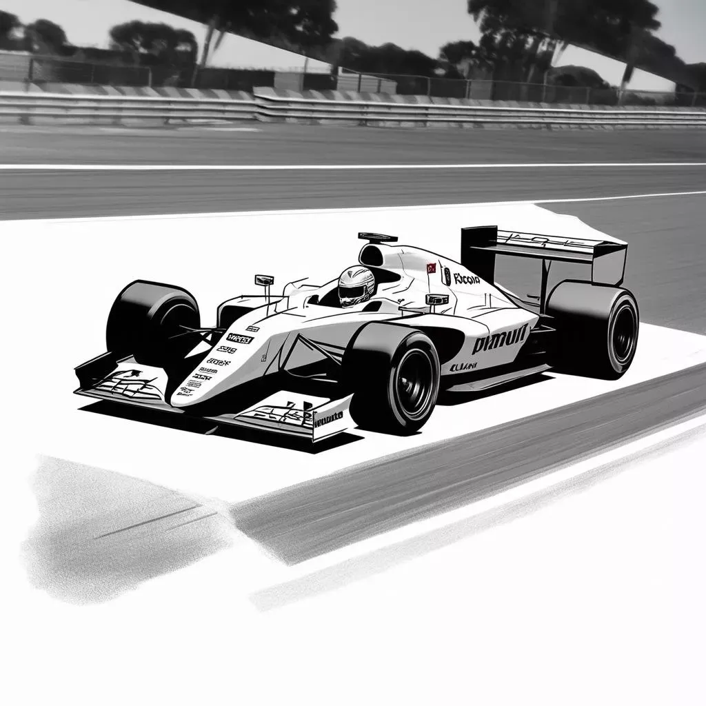 Các bước cơ bản đầu tiên trong cách vẽ ô tô đua với hình khối đơn giản