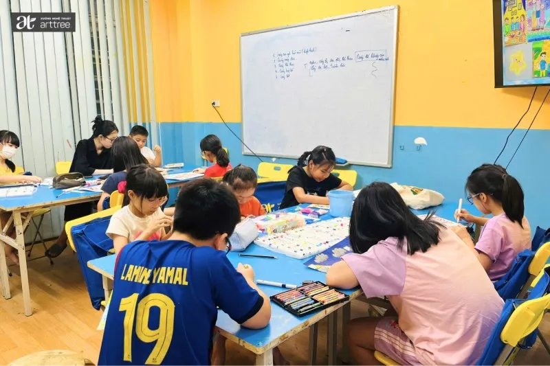 Art Tree và hành trình nuôi dưỡng ước mơ của học viên thông qua nghệ thuật, nơi các bạn nhỏ phát triển sáng tạo