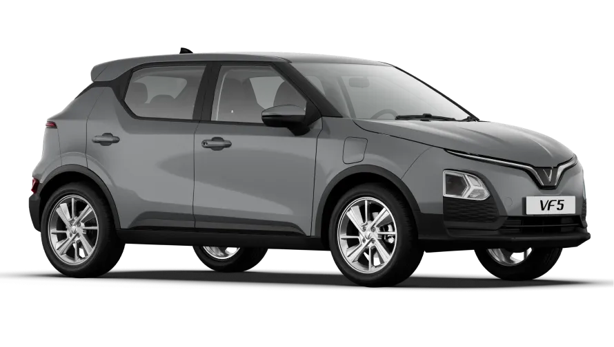 VinFast VF 5 màu xám mạnh mẽ, tiết kiệm chi phí vận hành