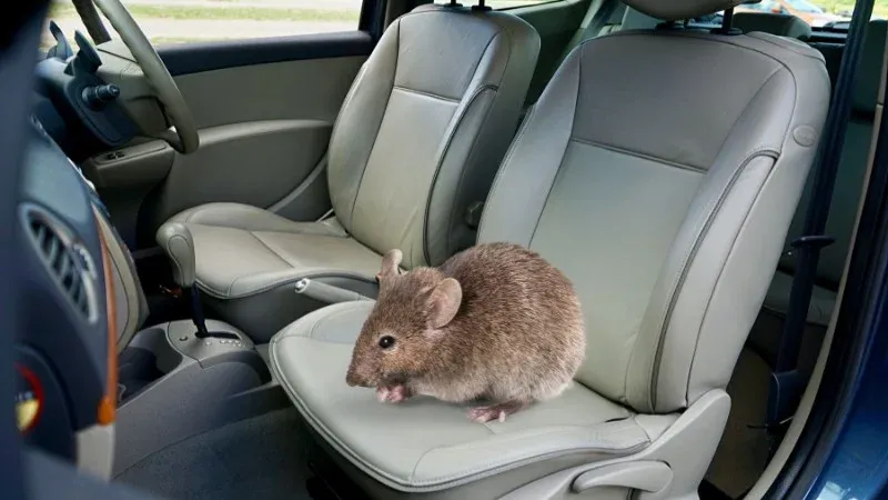 Tác hại nghiêm trọng của chuột đối với xe ô tô