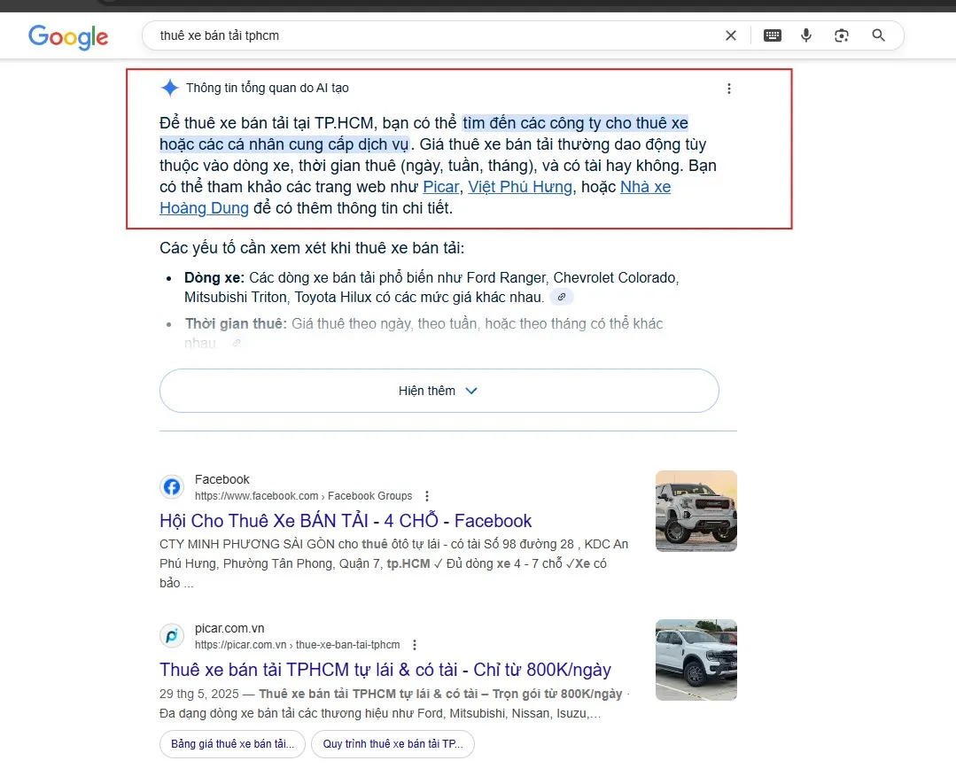 Logo Picar Rental và thông điệp khẳng định uy tín thương hiệu trong dịch vụ thuê xe
