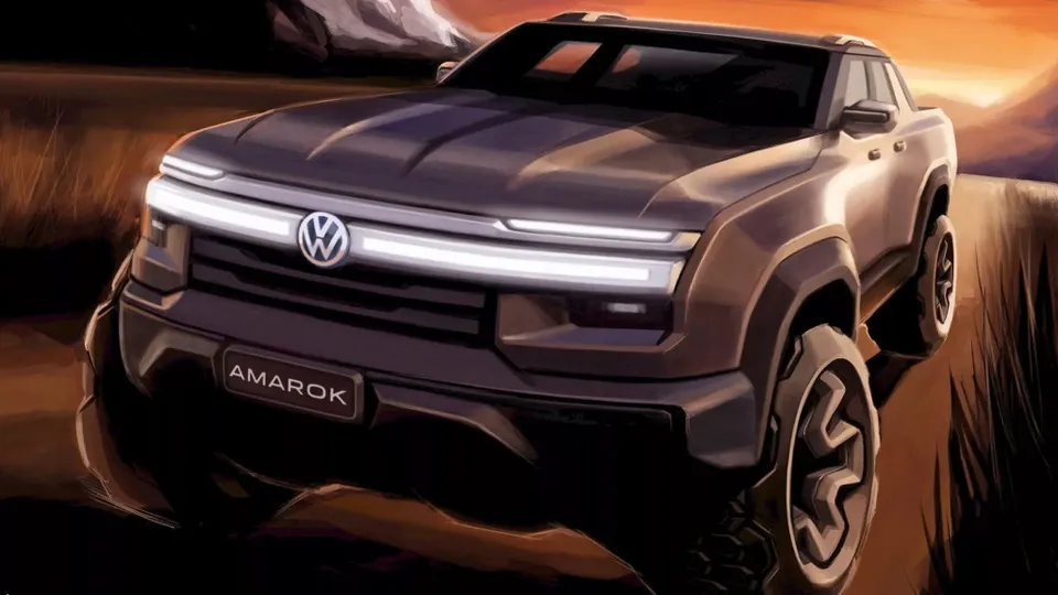Bản phác thảo chính thức của allintitle:xe bán tải volkswagen Amarok dành cho thị trường Nam Mỹ