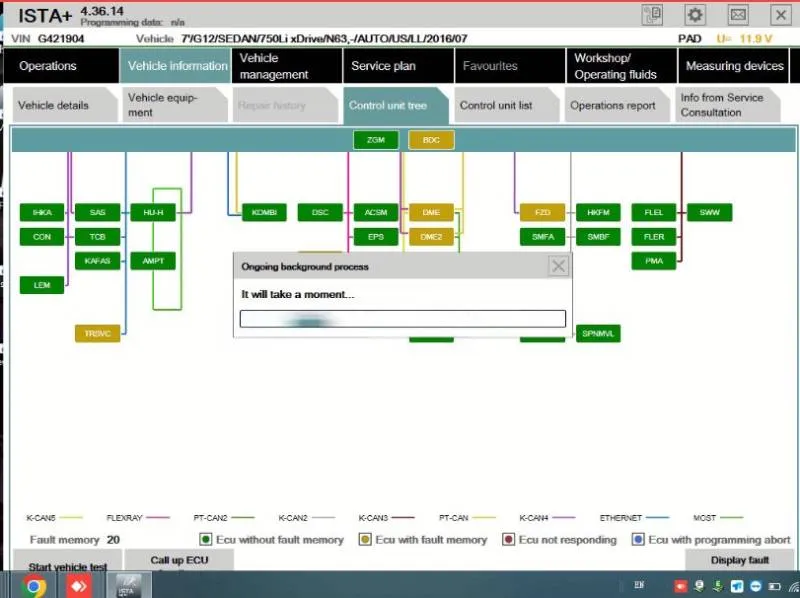 Phần mềm ISTA-D chuyên dùng để chẩn đoán và tra cứu tài liệu xe BMW
