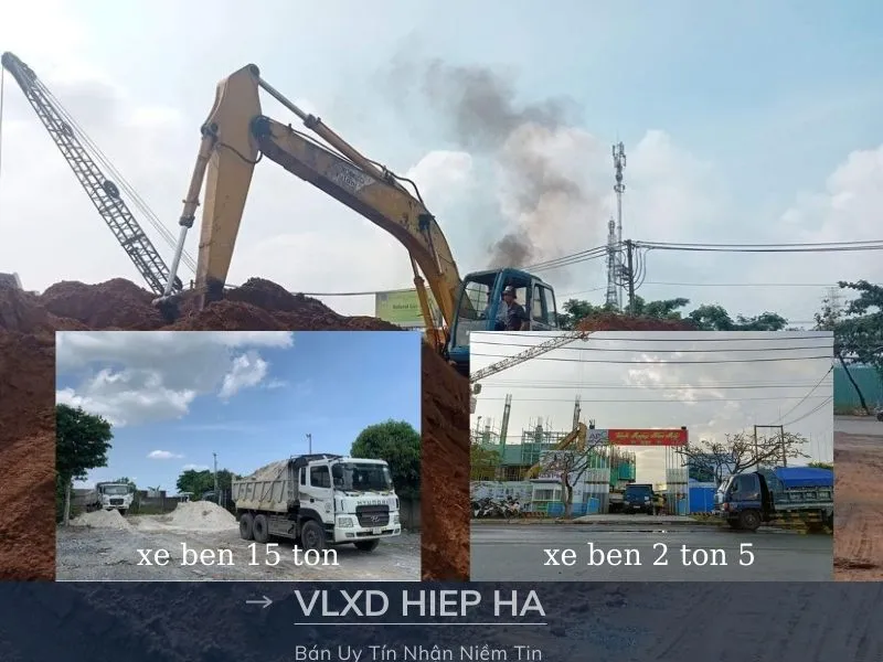 Các dòng xe ben tại VLXD Hiệp Hà đều là xe đời mới của hãng Huyndai, trọng tải từ 2.5 tấn tới trên 40 tấn