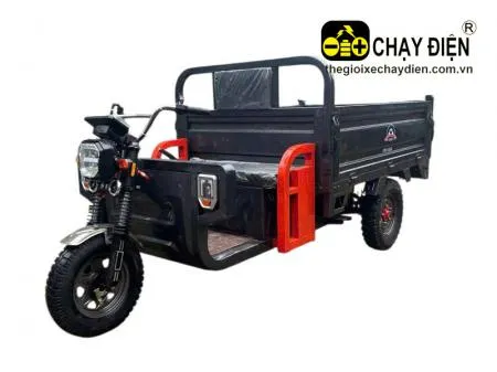 Xe 3 bánh điện nhập khẩu PT 1200kg có ben