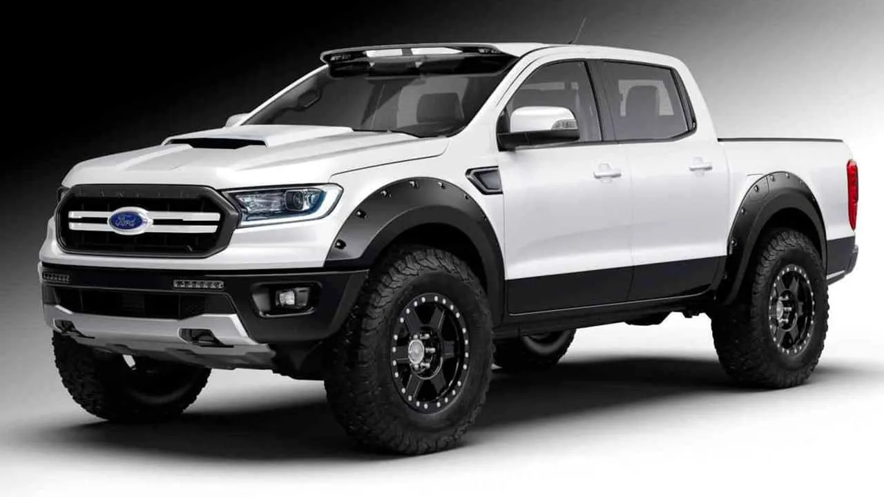 Chi tiết bánh xe bán tải 1 cầu, nhấn mạnh vào hệ thống giảm xóc và lốp xe trên địa hình đơn giản