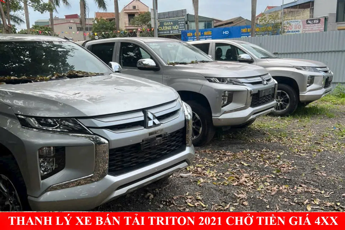 Thiết kế đuôi xe bán tải Mitsubishi Triton 2021 cũ mạnh mẽ