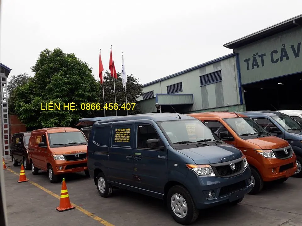 Xe bán tải Kenbo Van 950Kg có thiết kế hiện đại theo phong cách Châu Âu