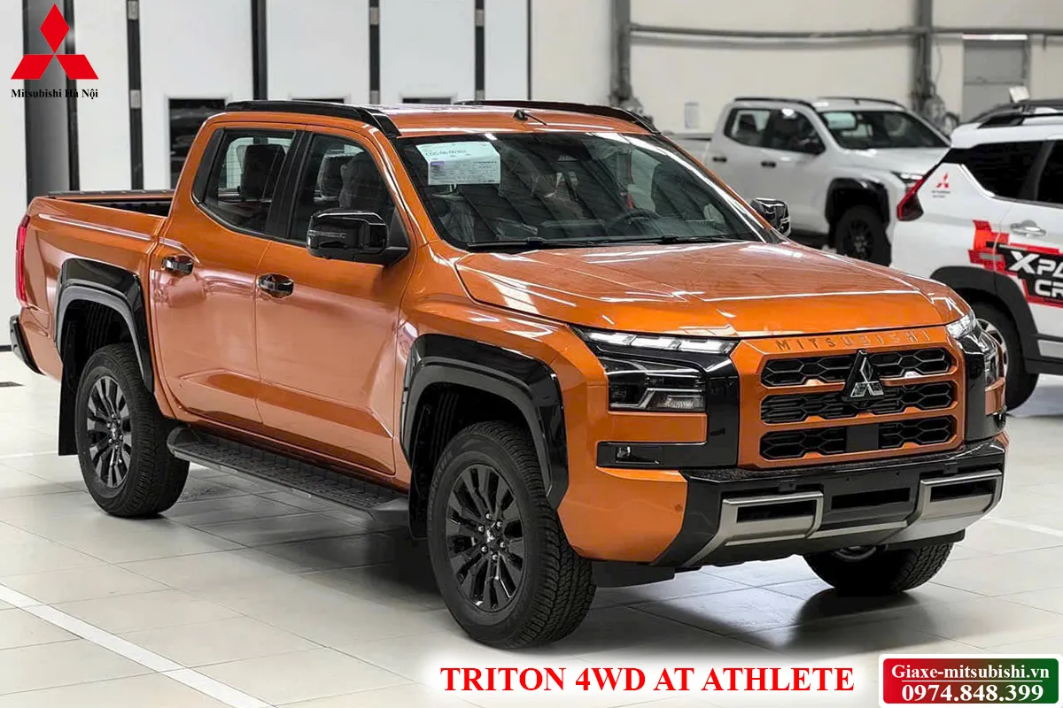 Mitsubishi Triton 2024 4WD Athlete, ứng cử viên xe bán tải tiết kiệm nhiên liệu nhất