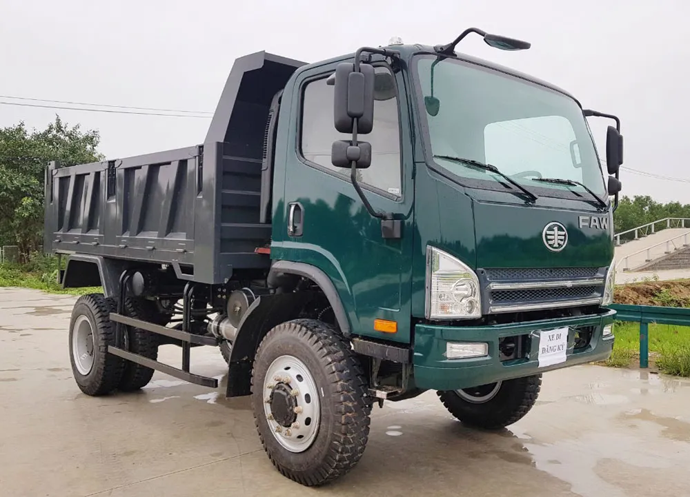 Thiết kế tổng thể mạnh mẽ của dòng xe ben 2 cầu Chiến Thắng tải trọng lớn