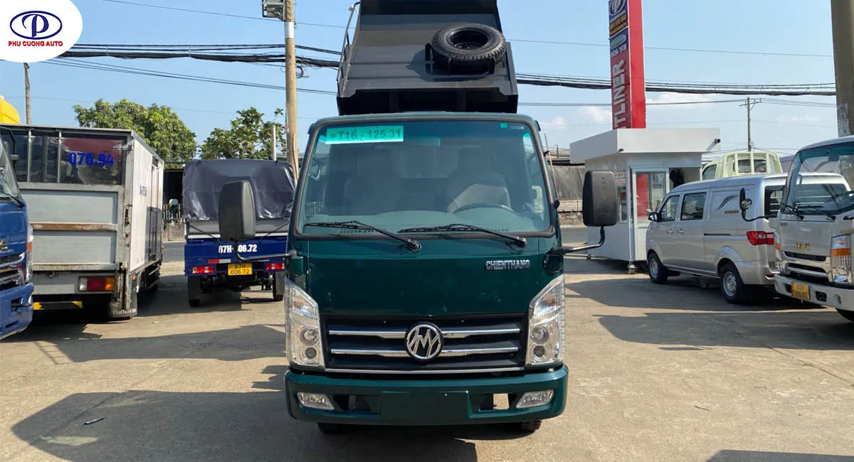 Xe tải ben Chiến Thắng được trang bị động cơ 4A1-68C40 mạnh mẽ và tiết kiệm nhiên liệu