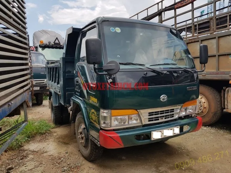 Hiện trạng xe ben Chiến Thắng cũ 3.5 tấn thanh lý còn như mới
