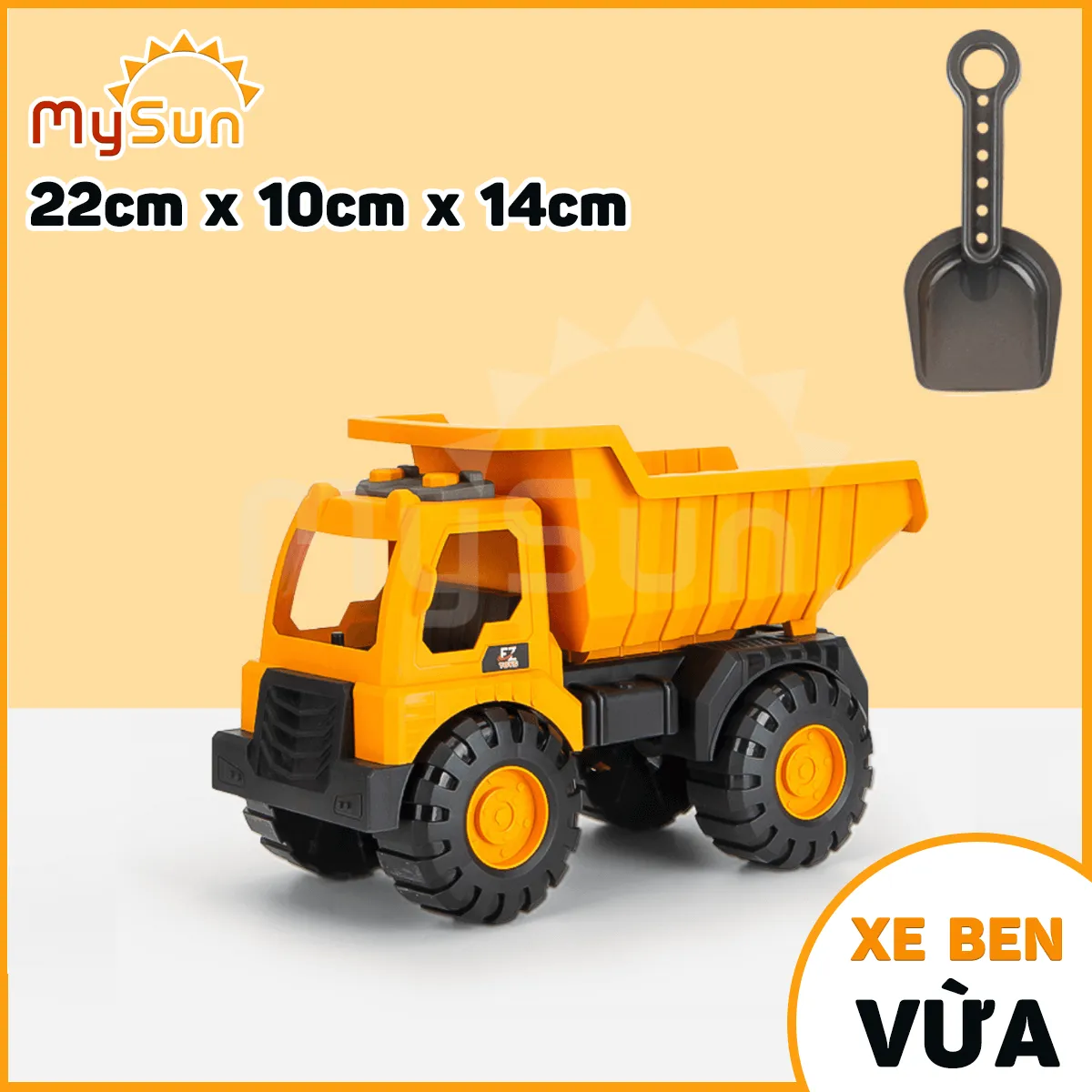 Xe ben đồ chơi chở cát bằng nhựa ABS cao cấp