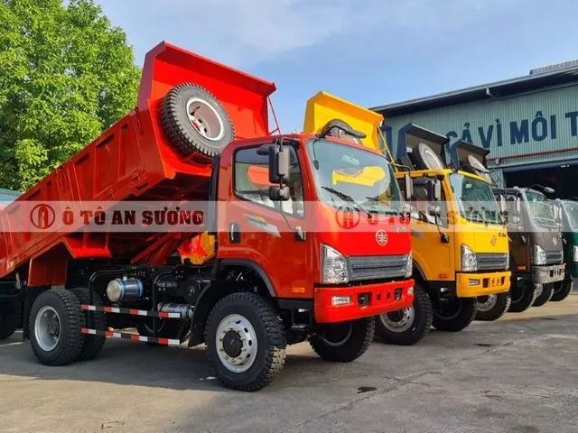 Bảng tải trọng chi tiết giúp khách hàng quyết định mua xe ben Faw phù hợp