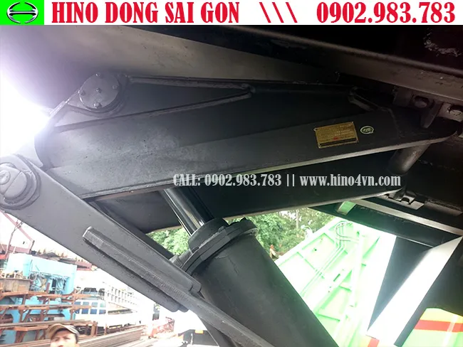 Hệ thống ty ben thủy lực Sammitr nhập khẩu Thái Lan cho xe ben Hino 15T