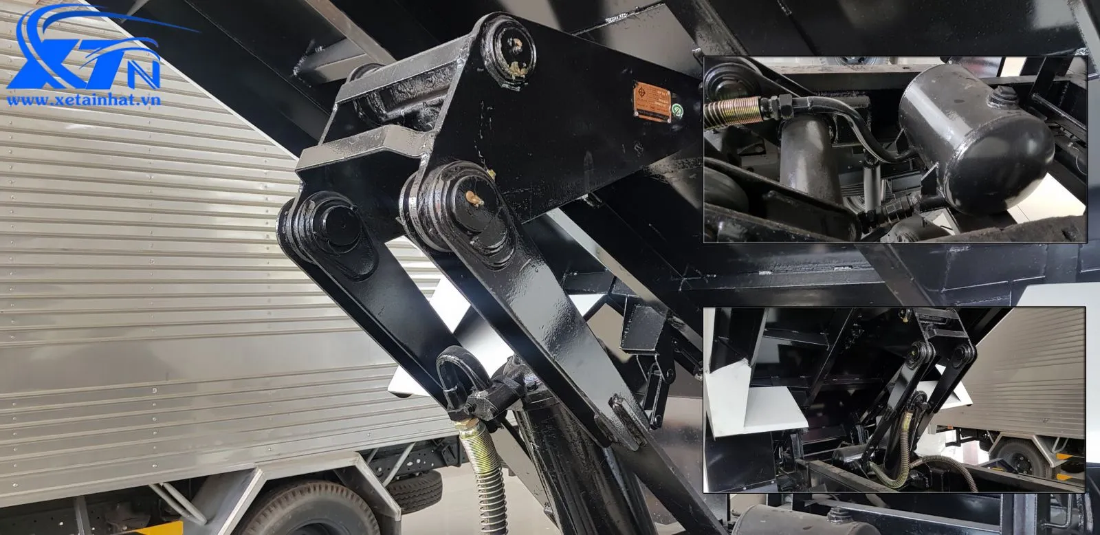 Hệ thống nâng hạ ben SAMMITR chuyên dụng cho xe ben Hino 3t5