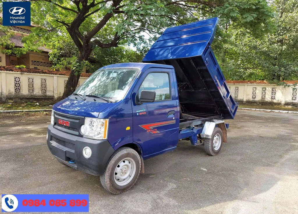 Xe ben SRM K990, dòng xe ben nhỏ 1 tấn với chi phí đầu tư thấp và thiết kế tối ưu