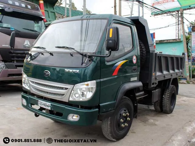 Hệ thống nâng ben chữ A của xe ben TMT 3.45 tấn