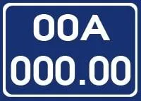 Biển số xanh chữ trắng của xe cơ quan nhà nước