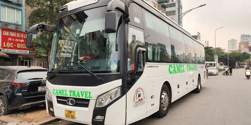 Xe Camel Travel tuyến Hà Nội đi Huế gồm dòng xe Giường nằm 32 chỗ, Limousine 22 cabin.