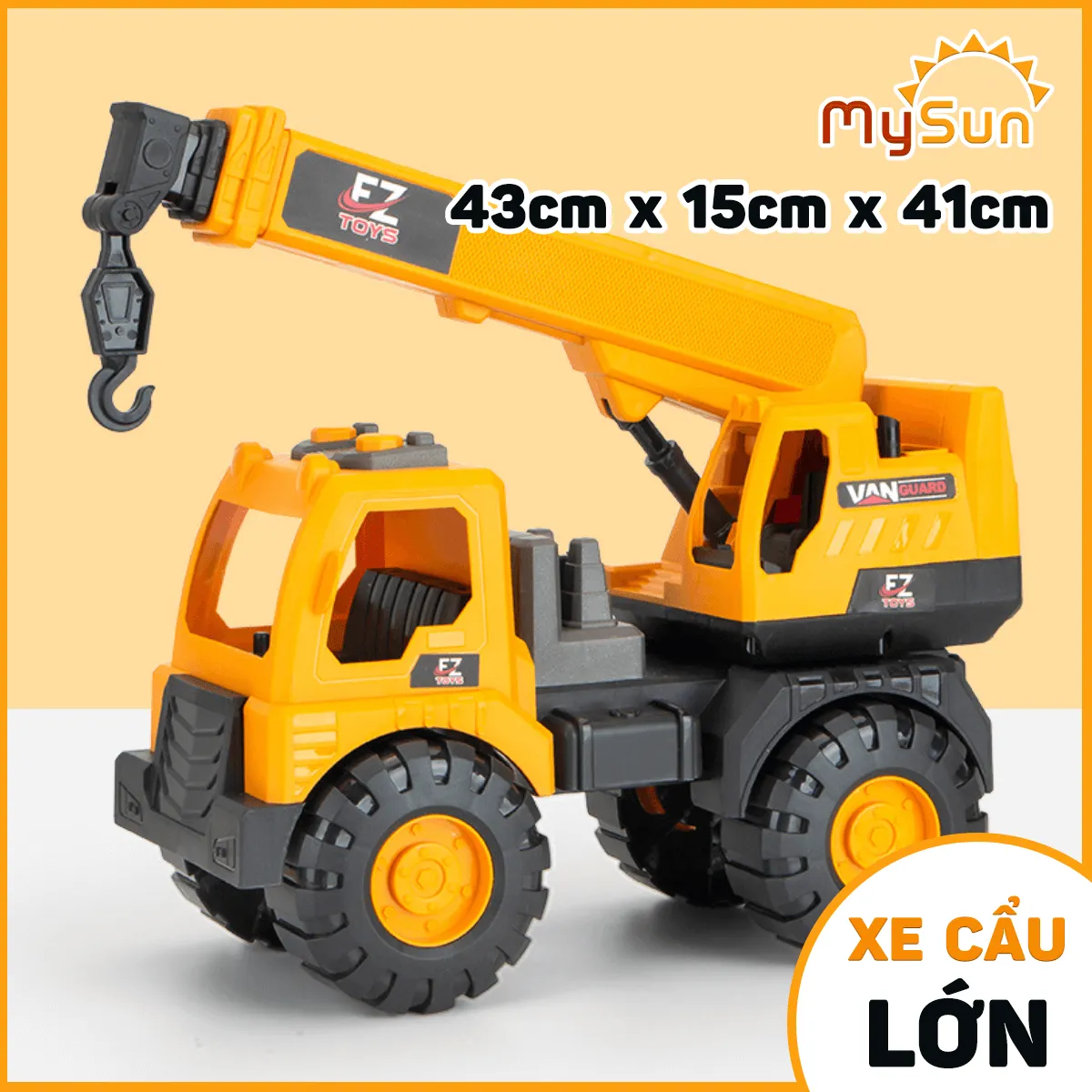 Xe cần cẩu đồ chơi trẻ em đồ chơi loại to cỡ lớn