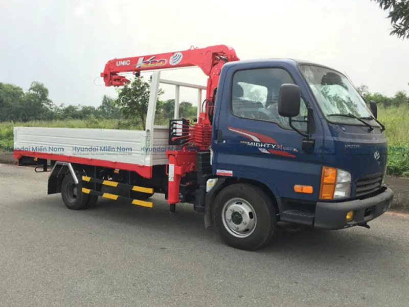Xe Cẩu Hyundai New Mighty N250sl 2.5 Tấn Thùng Dài 4m3 (4)