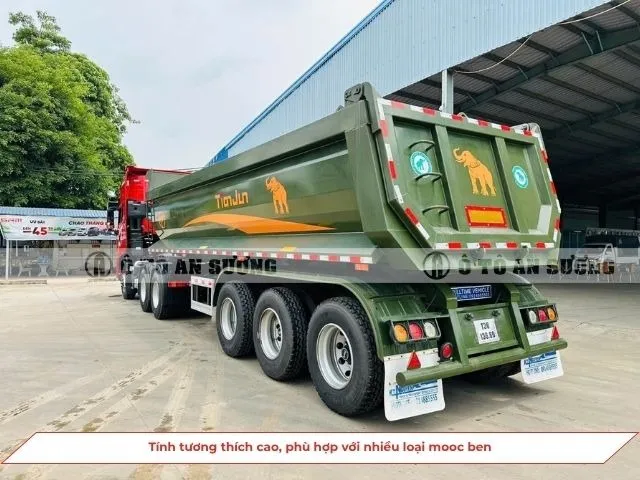 Đầu kéo Dongfeng X7 tương thích nhiều loại mooc ben, tối ưu hóa giải pháp vận tải cho doanh nghiệp