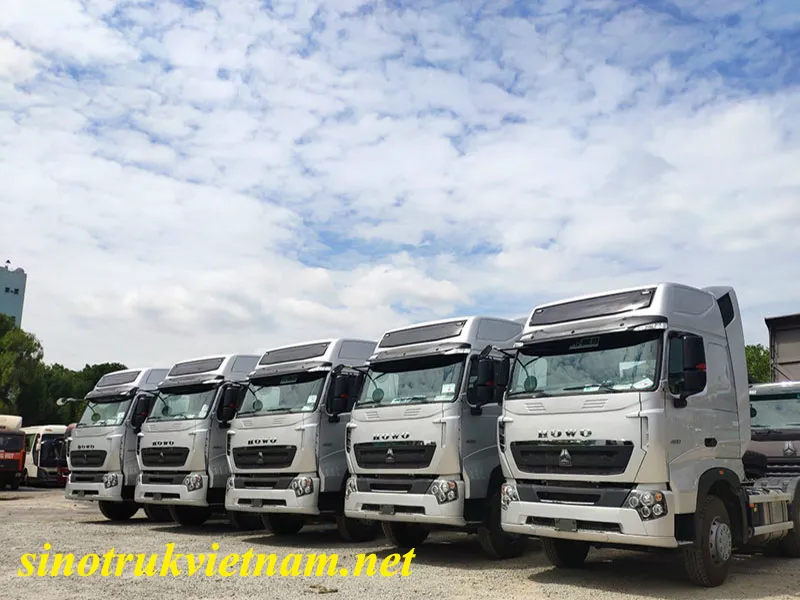 Ngoại thất xe đầu kéo Howo A7 420 được thiết kế khí động học