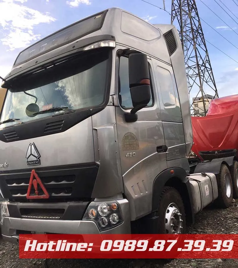 bán xe đầu kéo howo a7 420 cũ