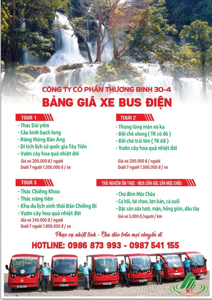 xe dien moc chau